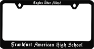 FAHS License Plate Frames